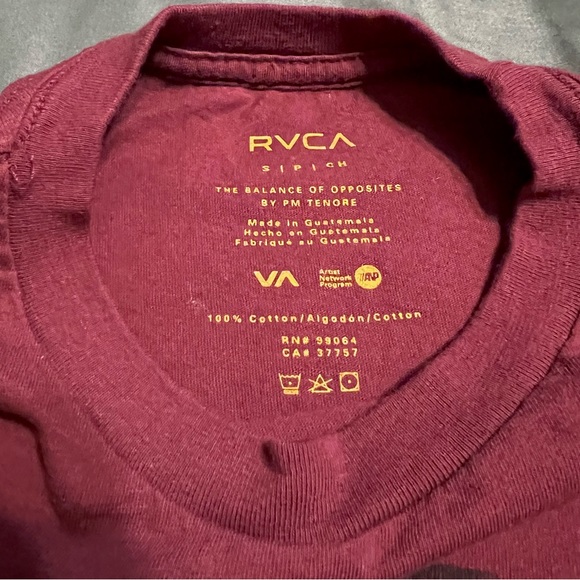 Men’s RVCA T-Shirt Size S - Picture 4 of 4
